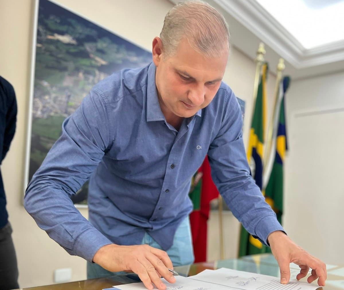 Ronaldo assume a prefeitura de Braço do Norte por 10 dias