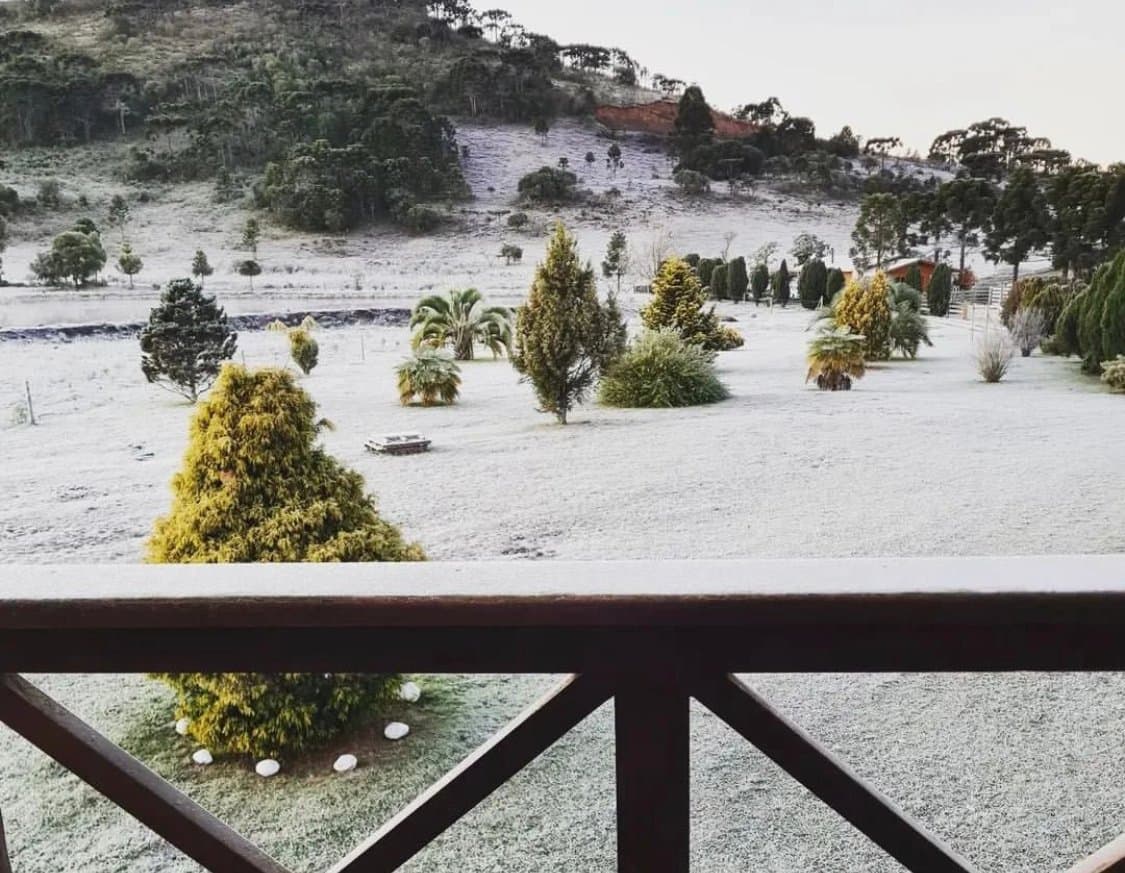 Termômetros marcam -10,8°C na serra catarinense