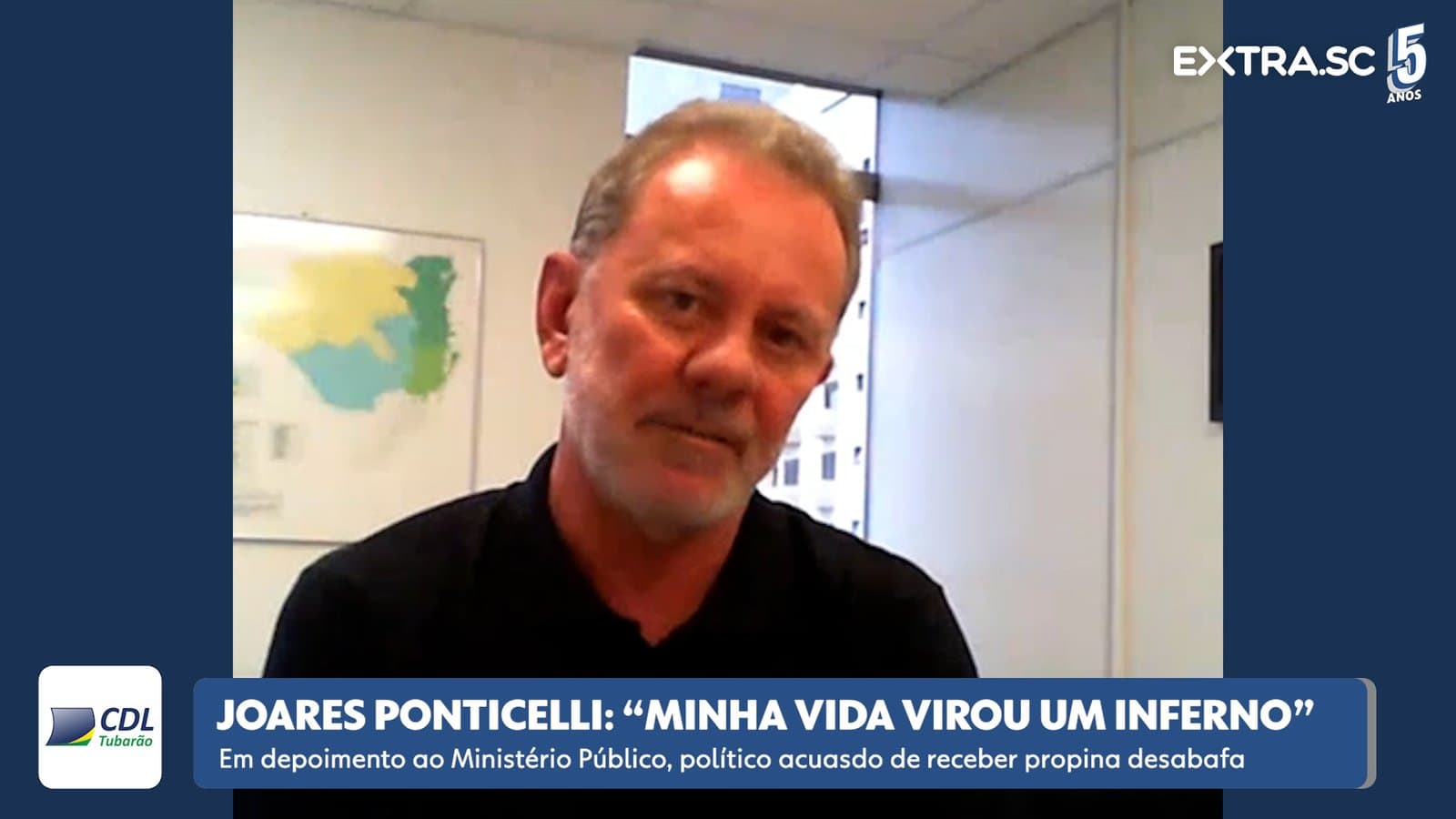 Joares Ponticelli tem liberdade concedida, mas terá que usar tornozeleira eletrônica