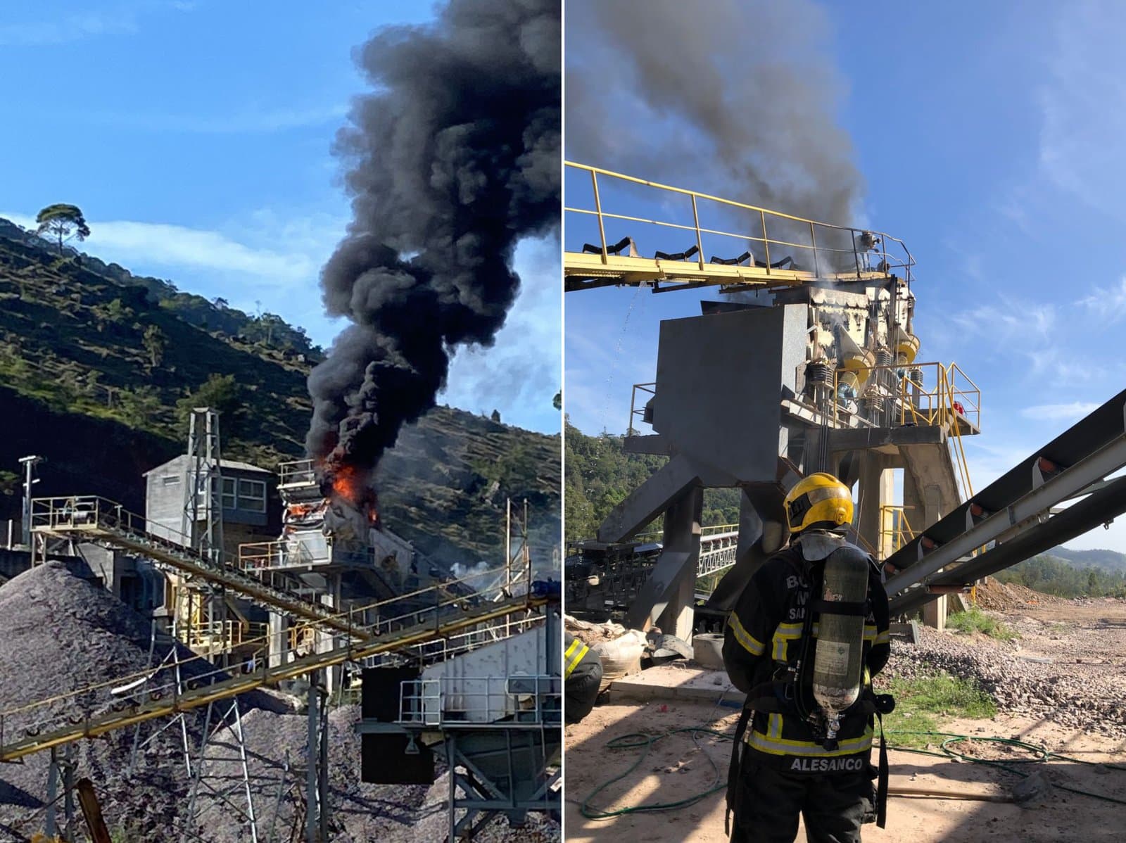 Empresa tem prejuízo estimado em R$ 300 mil em incêndio