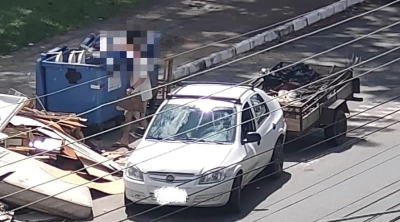 Autor de descarte irregular de entulho é identificado em Tubarão