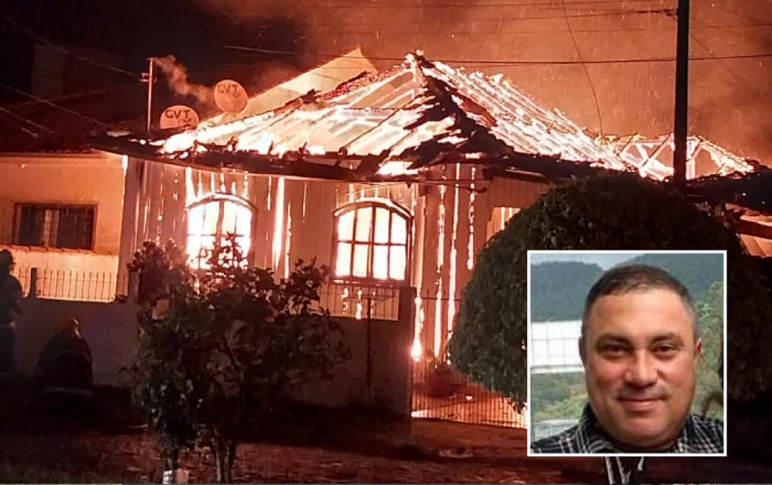 Professor morre carbonizado durante incêndio em casa