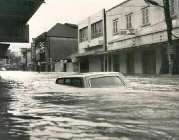Enchente de 1974 completa 51 anos nesta segunda-feira (24)