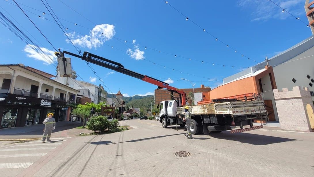 Gravatal começa a entrar no clima do Natal nas Águas